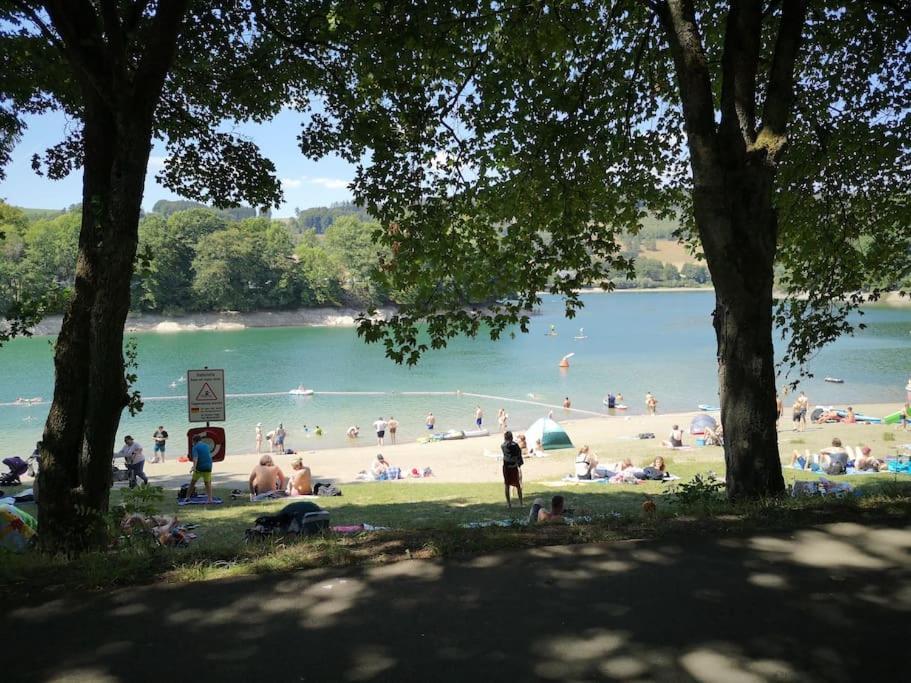 Ferienhaus Lena Im Sauerland Direkt Am Hennesee Meschede Esterno foto